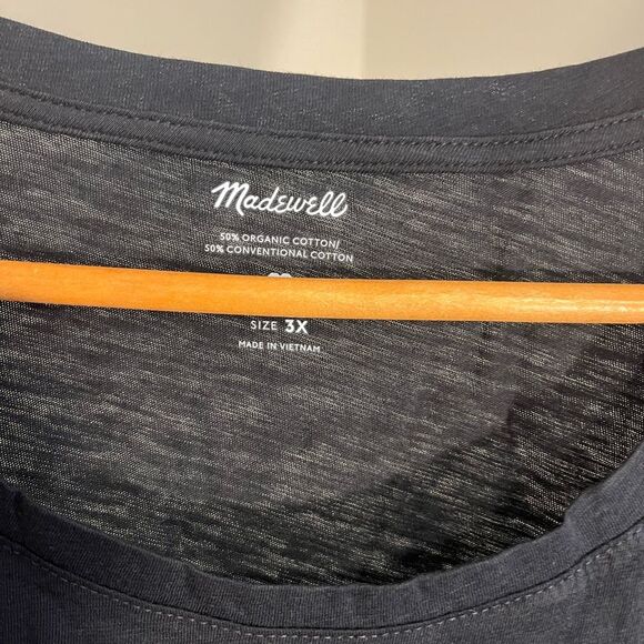 Madewell Black Women's Tank Athletic Tee Size 3X N - Picture 4 of 5